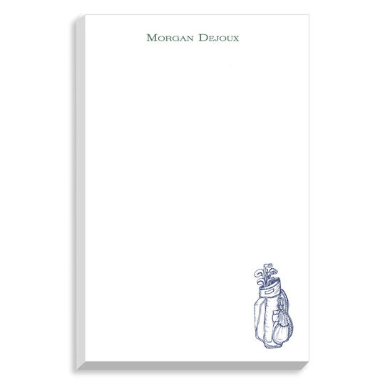 Golf Bag Notepad